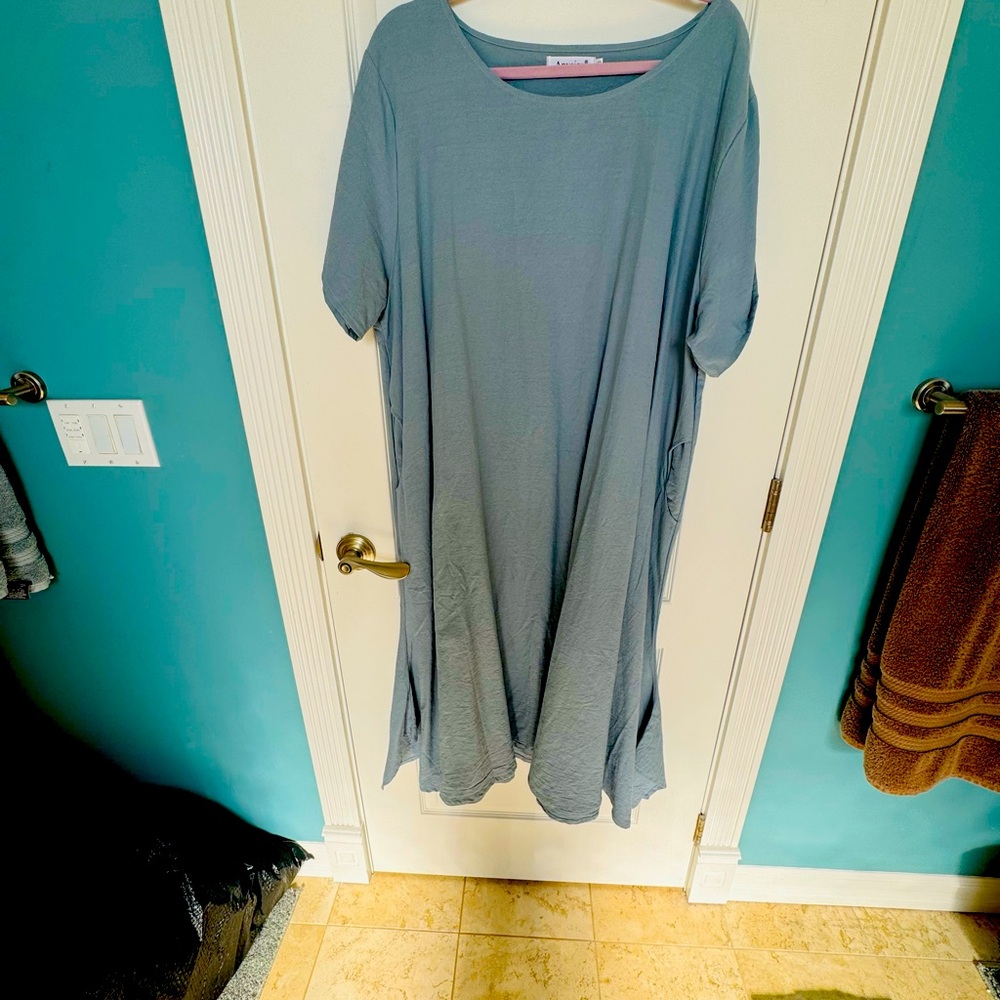 Linen cotton dress
